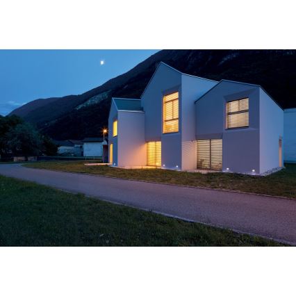 LED Inbygd lampa  GLASI LED/3W/230V 4000K IP44 antracit