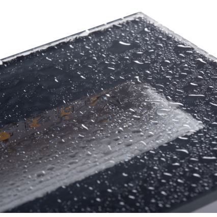 LED Inbygd lampa  GLASI LED/3W/230V 4000K IP44 antracit