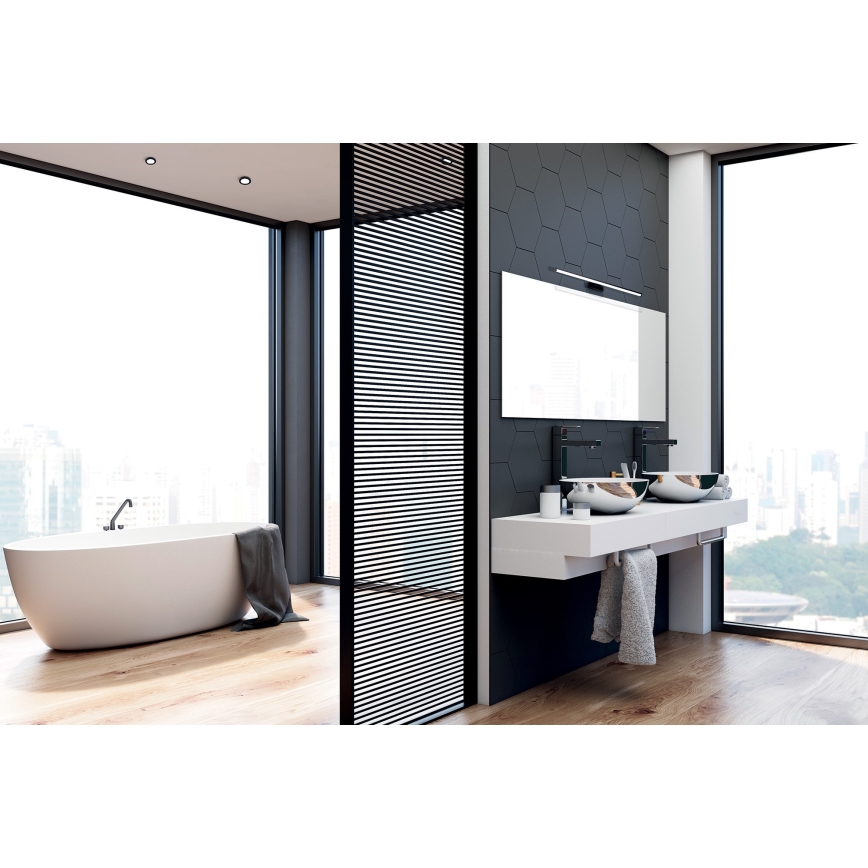 LED Belysning för badrumsspegel ASTIM LED/12W/230V IP44 svart