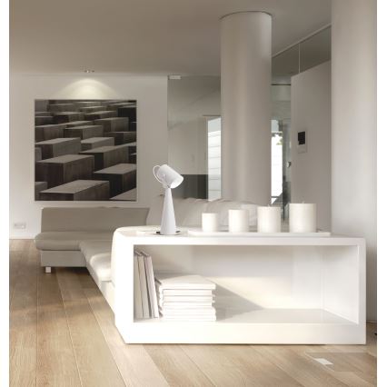 Bordslampa LARATA 1xE27/5W/230V vit