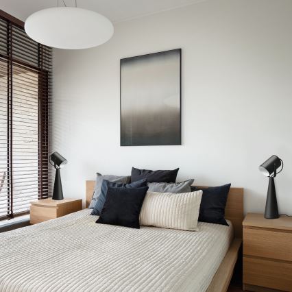 Bordslampa LARATA 1xE27/5W/230V svart