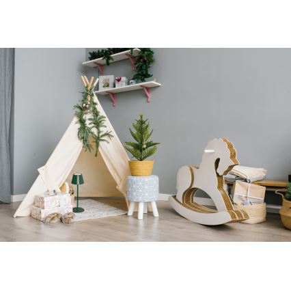 LED Ljusreglerad uppladdningsbar bordslampa INITA LED/1,2W/1800 mAh IP54 grön