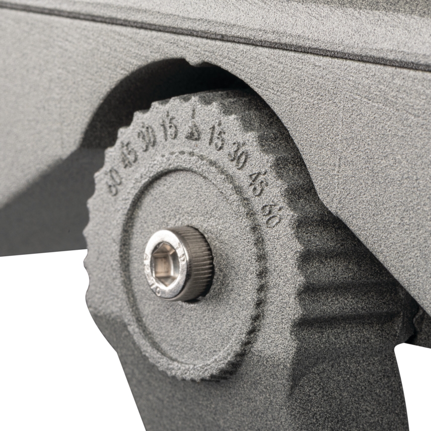 LED gatulampa PARCOLI LED/30/40/50W/230V 3000/4000/6500K IP66 grå