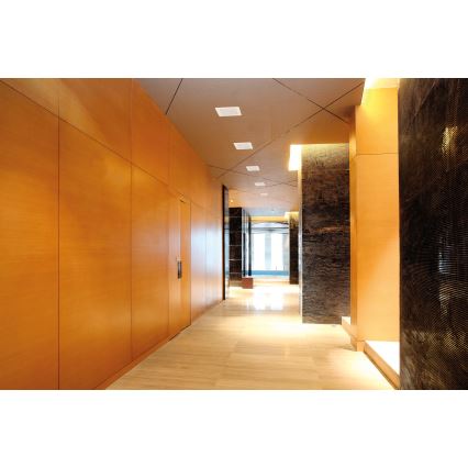 LED infälld badrumsarmatur TAVO LED/9W/230V 3000/4000/6000K 12x12 cm IP44 vit