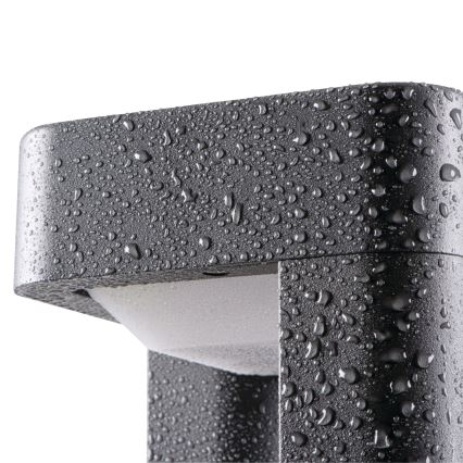 Utomhusväggarmatur PEVO 1xGX53/11W/230V IP44 antracit
