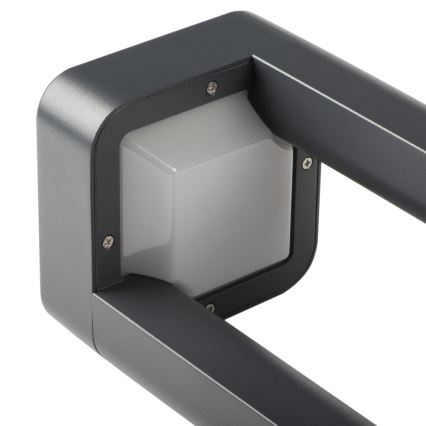 Utomhusväggarmatur PEVO 1xGX53/11W/230V IP44 antracit