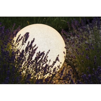 Utomhuslampa STONO 1xE27/25W/230V Ø 39 cm IP65