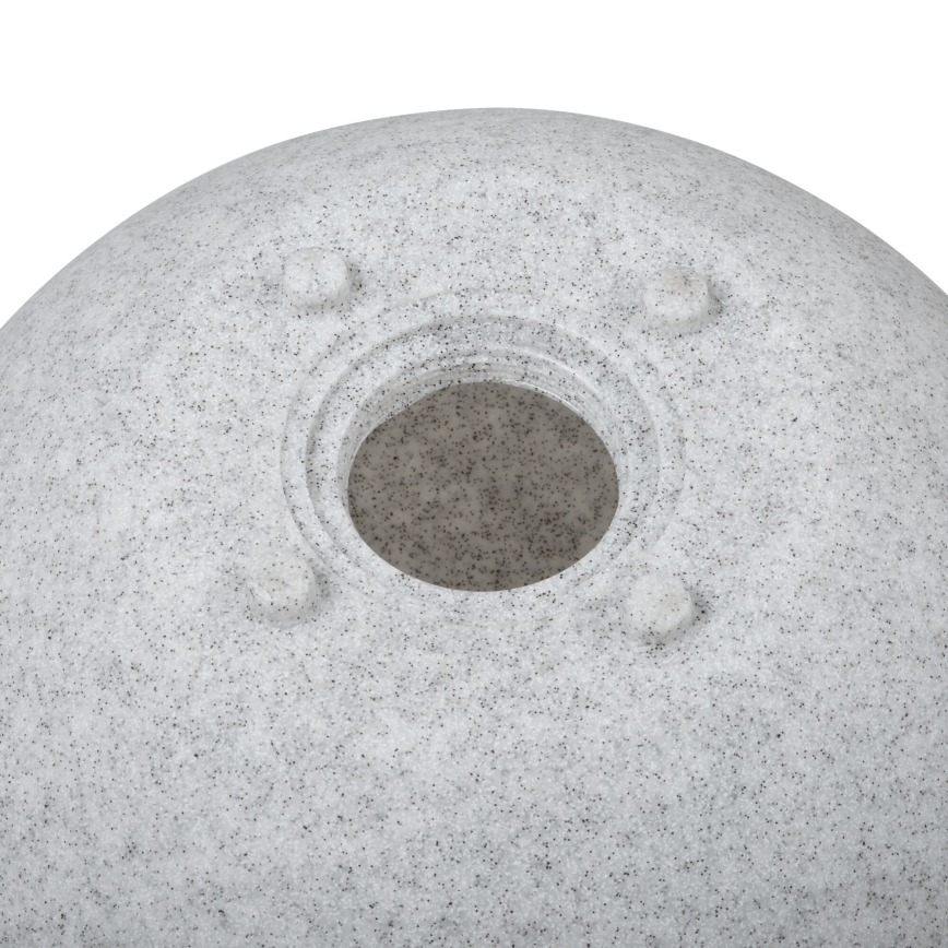 Utomhuslampa STONO 1xE27/25W/230V Ø 39 cm IP65