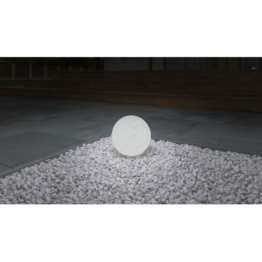 Utomhuslampa STONO 1xE27/15W/230V Ø 23 cm IP65