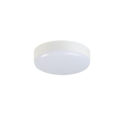LED arbetsvägglampa med rörelsedetektor IPER LED/10W/230V IK10 IP65 rund vit