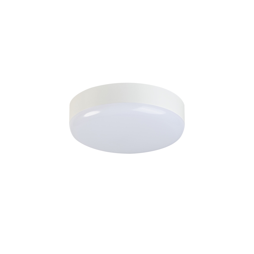 LED arbetsvägglampa med rörelsedetektor IPER LED/10W/230V IK10 IP65 rund vit