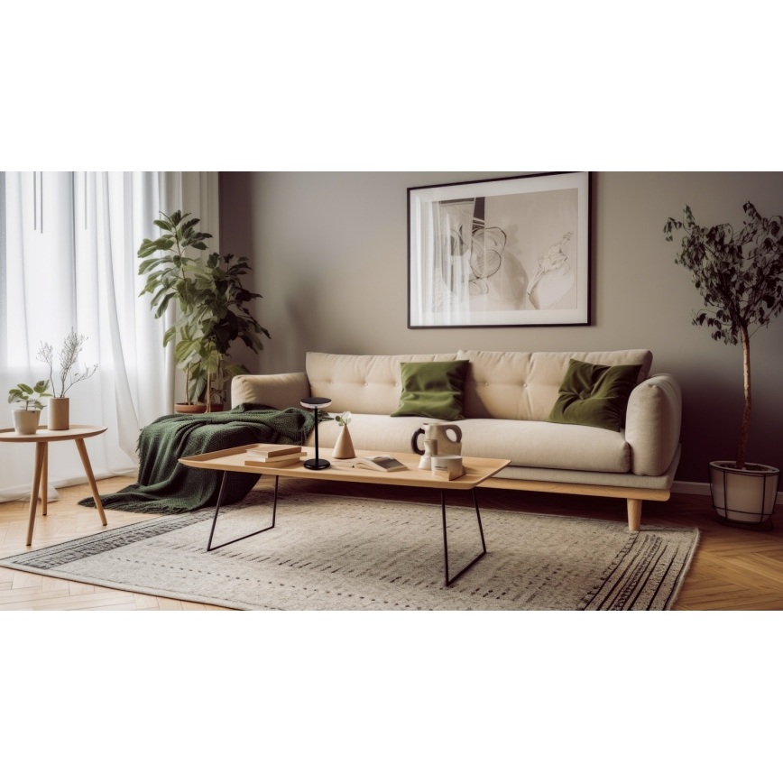 Kanlux 37311 - LED Dimbart uppladdningsbart ljus FLUXY LED/1,7W/1800 mAh IP44 svart