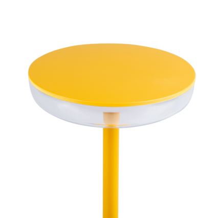 LED-dimmbar uppladdningsbar lampa FLUXY LED/1,7W/1800 mAh IP44 gul