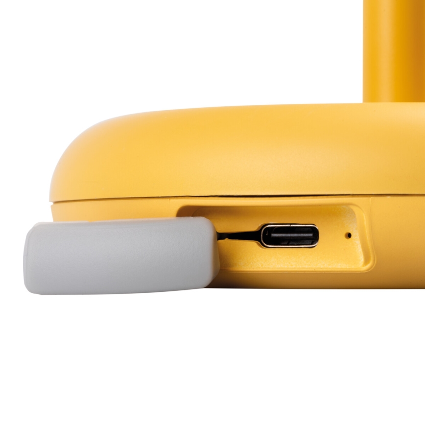 LED-dimmbar uppladdningsbar lampa FLUXY LED/1,7W/1800 mAh IP44 gul