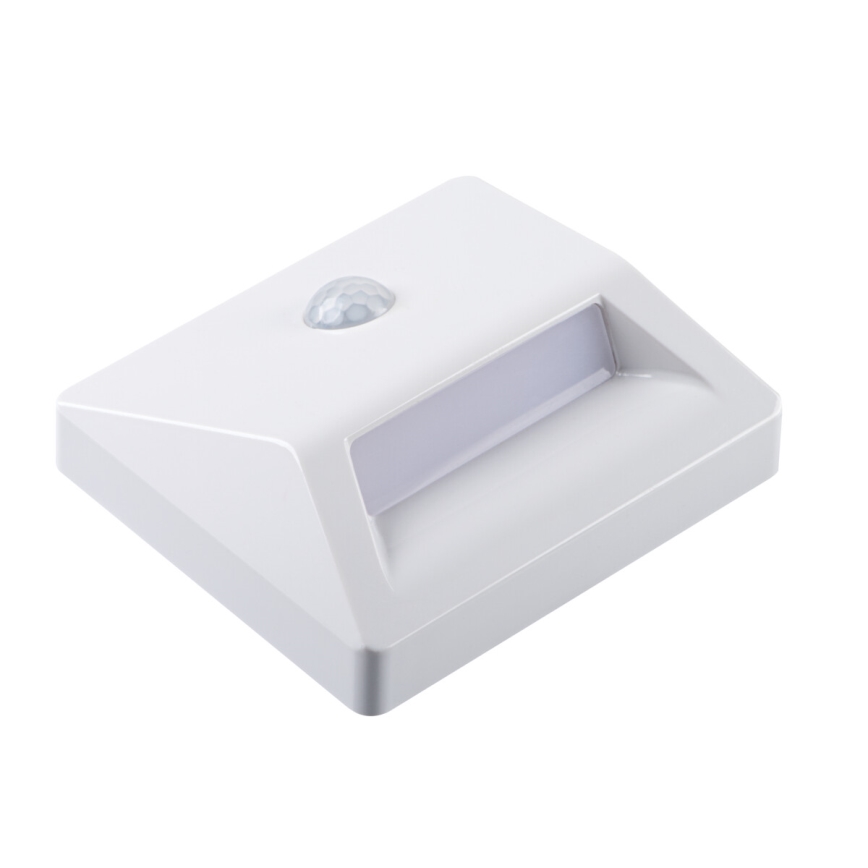 Kanlux 37392 - LED Inbyggd lampa med en rörelse- och skymningssensor IRS LED/0,3W/3xAAA IP54 vit