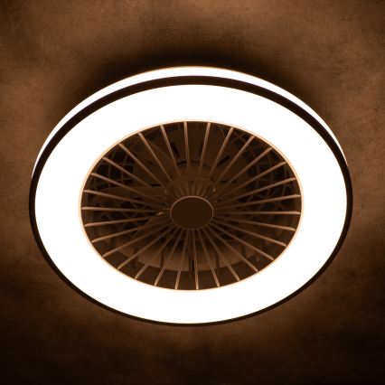 LED Dimbart taklamp med fläkt PLAVE LED/48W/230V 3000/4000/6500K + fjärrkontroll