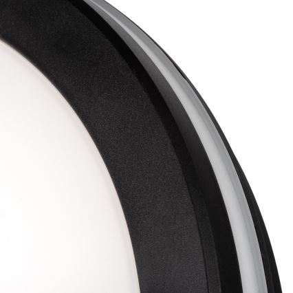 LED taklampa för utomhusbruk BENO E LED/12W/230V 3000/4000/6500K diameter 20 cm IP65 svart