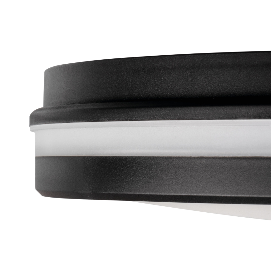 LED taklampa för utomhusbruk BENO E LED/20W/230V 3000/4000/6500K diameter 20 cm IP65 svart