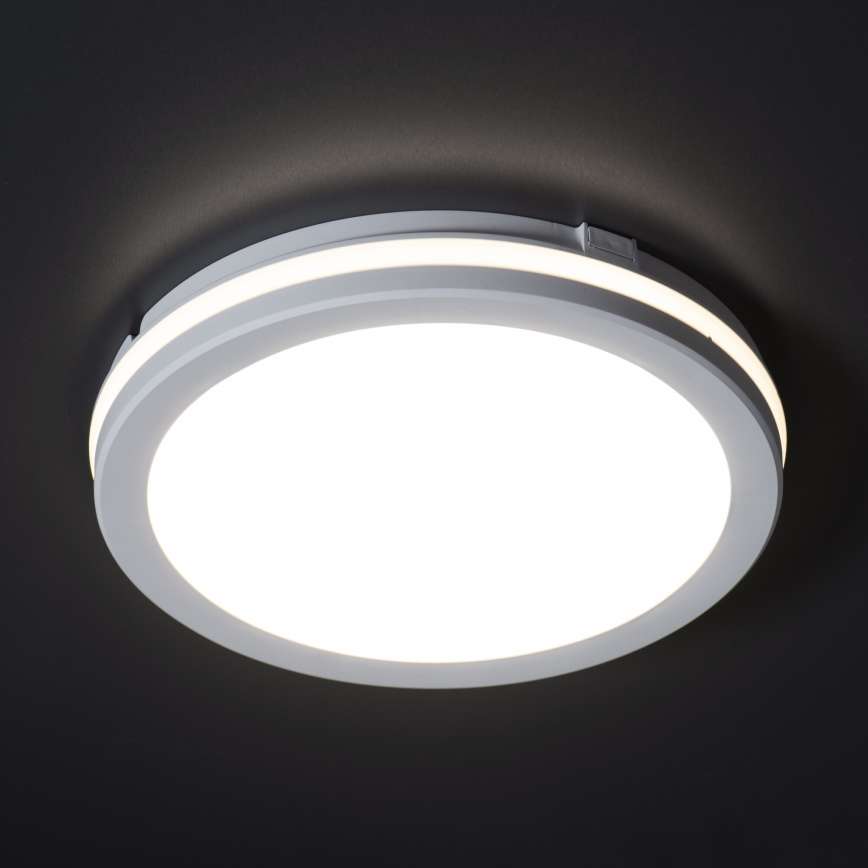 LED taklampa för utomhusbruk BENO ECO LED/30W/230V 3000/4000/6500K diameter 30 cm IP65 vit
