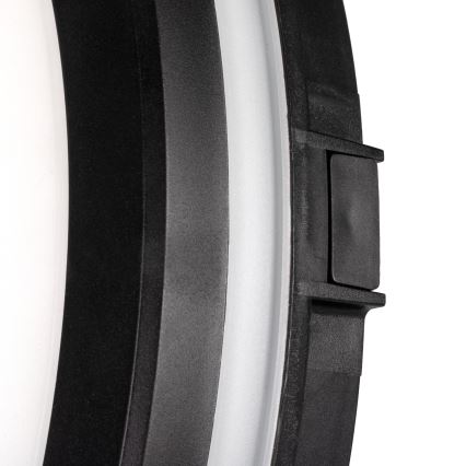 LED taklampa för utomhusbruk BENO ECO LED/30W/230V 3000/4000/6500K diameter 30 cm IP65 svart