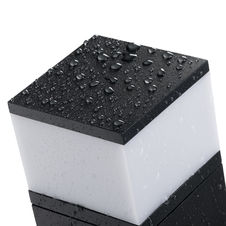 Utomhus vägglampa DASTEN 1xG9/11W/230V IP44 svart