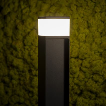 Utomhuslampa DASTEN 1xG9/11W/230V 80 cm IP44 svart