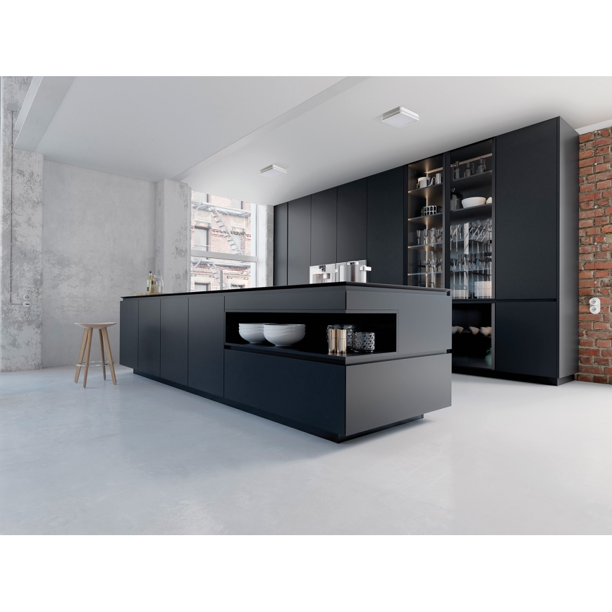 LED Utomhustaklampa BENO LED/12/18W/230V 3000/3500/4000K IP65 vit fyrkantig