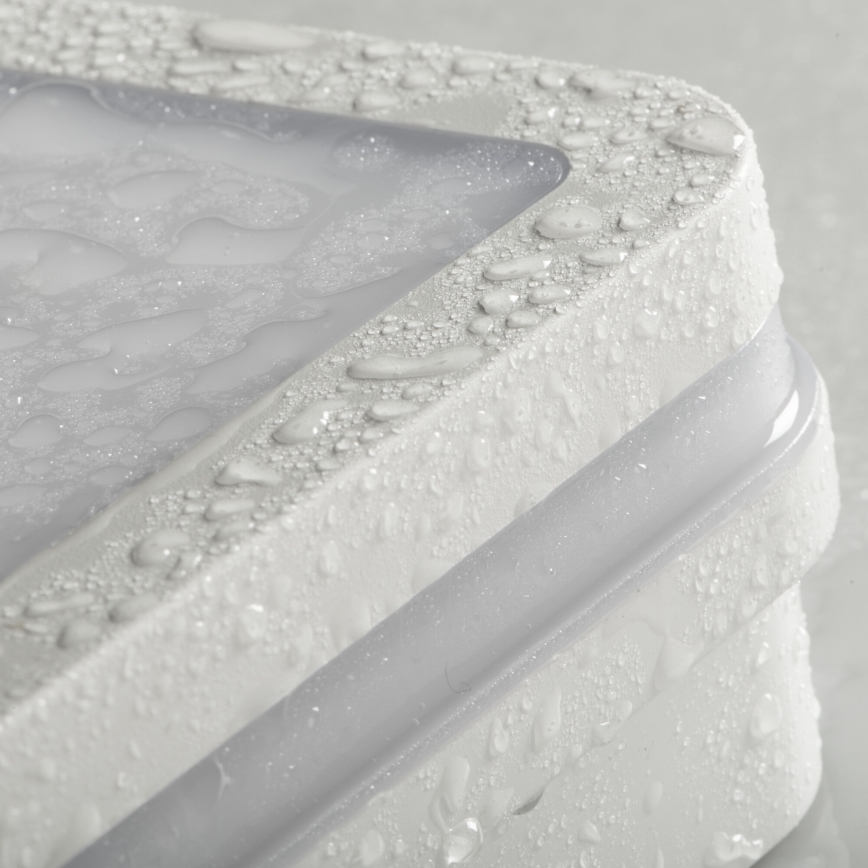 LED Utomhustaklampa BENO LED/12/18W/230V 3000/3500/4000K IP65 vit fyrkantig