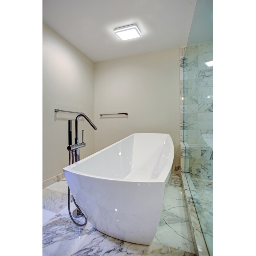 LED Utomhustaklampa BENO LED/24/30W/230V 3000/3500/4000K IP65 vit fyrkantig