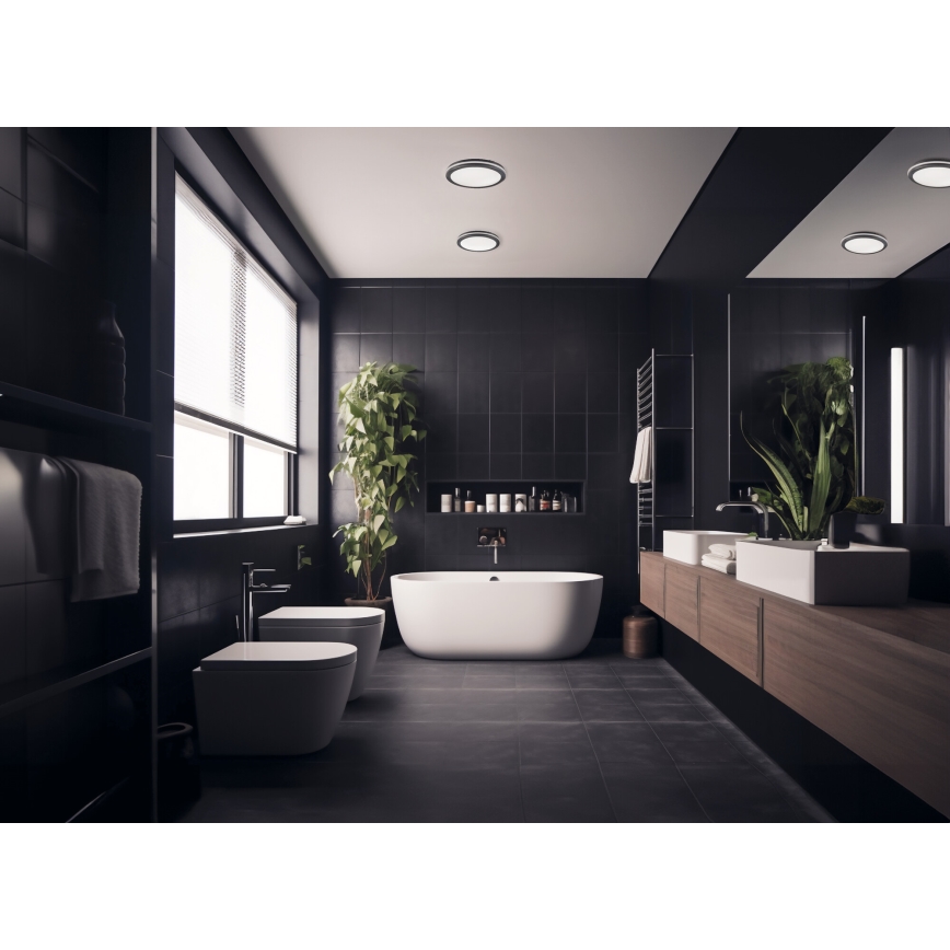 LED Utomhustaklampa BENO LED/12/18W/230V 3000/3500/4000K IP65 antracit rund