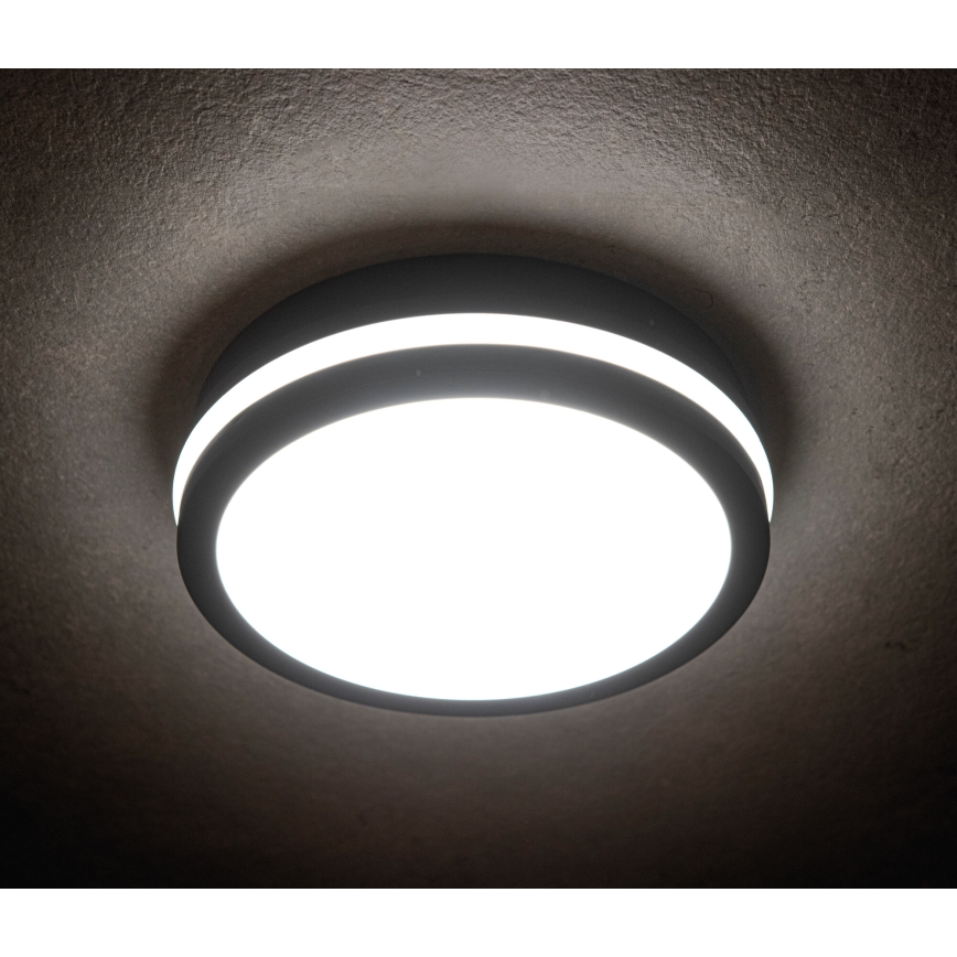 LED Utomhustaklampa BENO LED/12/18W/230V 3000/3500/4000K IP65 antracit rund