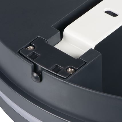 LED taklampa för utomhusbruk med rörelsedetektor BENO LED/12/18W/230V 3000/3500/4000K IP65 antracit rund