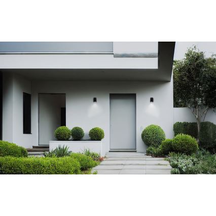 Vägglampa för utomhusbruk ZEVI 1xGU10/10W/230V IP54 svart