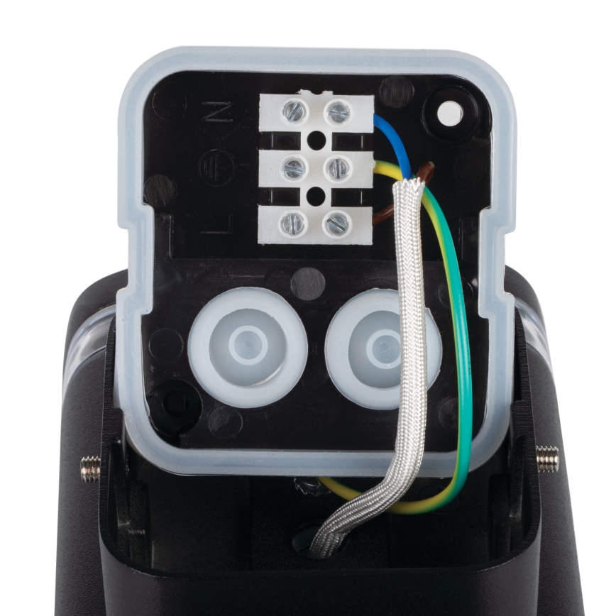 Vägglampa för utomhusbruk ZEVI 1xGU10/10W/230V IP54 antracit