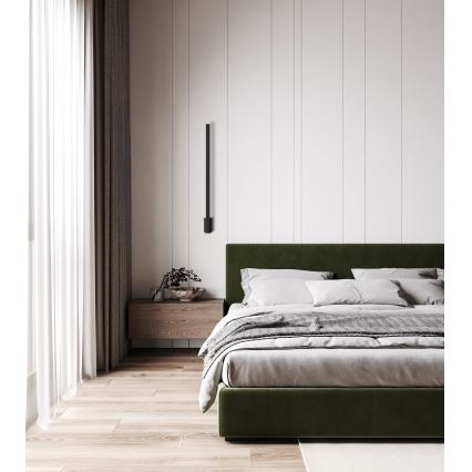 LED Utomhus Vägglampa YALTE LED/10W/230V 4000K IP54 svart