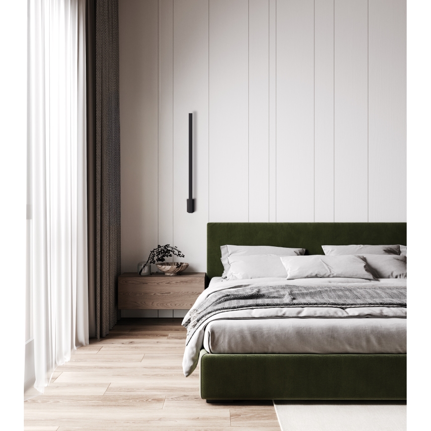 LED Utomhus Vägglampa YALTE LED/10W/230V 3000K IP54 svart