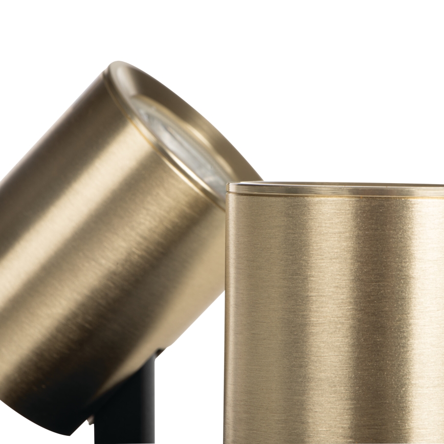 Spotlight LAURIN 3xGU10/10W/230V mässing/svart