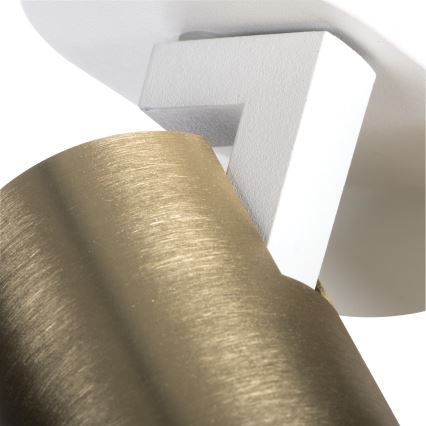 Spotlight LAURIN 3xGU10/10W/230V mässing/vit