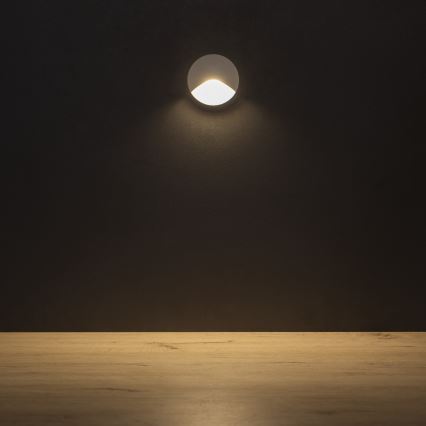LED trapparmatur EXIN LED/2,5W/230V 3000K IP65 vit rund