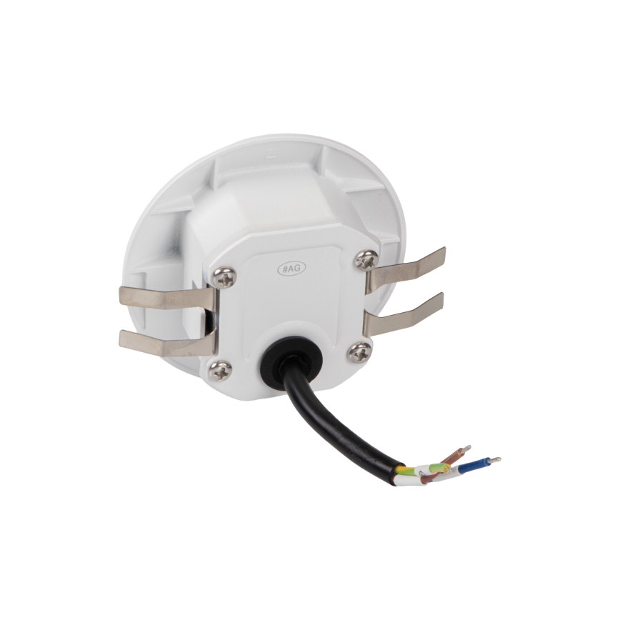 LED-trapparmatur med rörelse- och skymningssensor EXIN LED/2,5W/230V 3000K IP65 vit rund