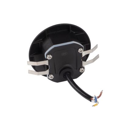 LED-trapparmatur med rörelse- och skymningssensor EXIN LED/2,5W/230V 4000K IP65 svart rund