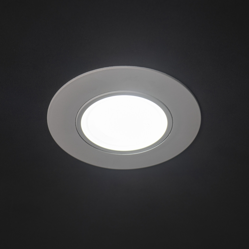 LED inbyggnadsarmatur FIZU LED/4W/230V 3000/4000/6500K vit