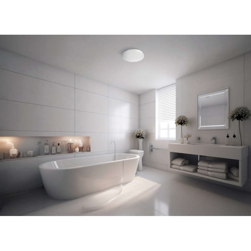 LED-taklampa för badrum ENELO LED/10W/230V Ø 24 cm IP44