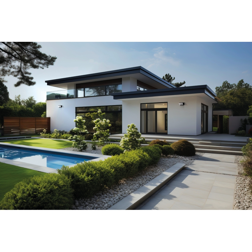 LED utomhusväggarmatur XERTO LED/20W/230V 3000/4000/6500K IP65 svart