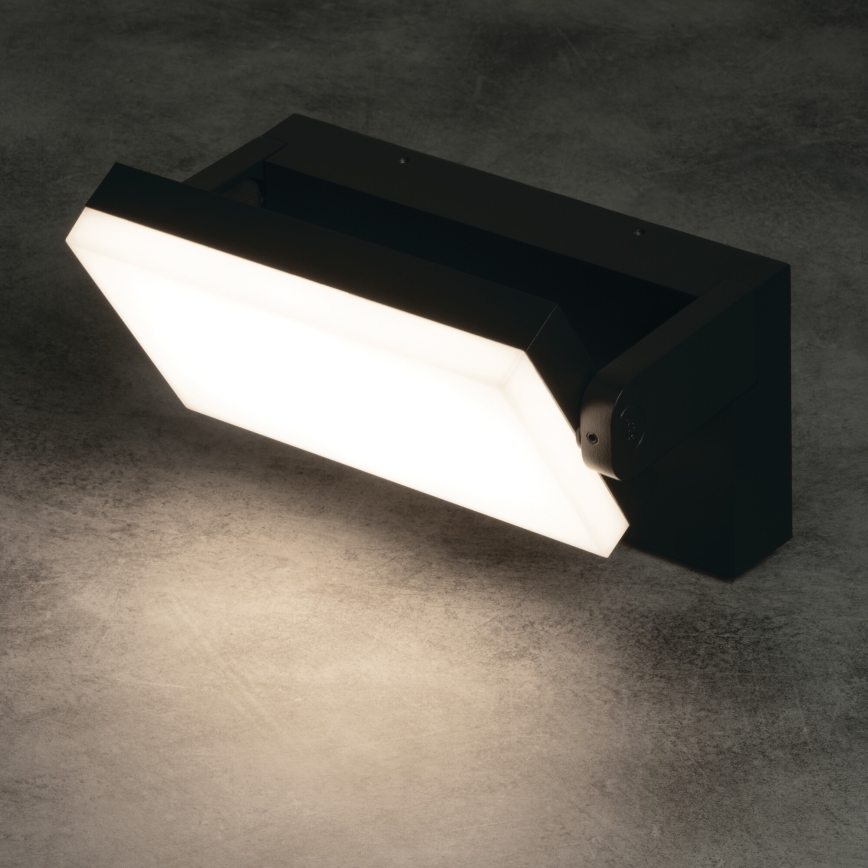 LED utomhusväggarmatur XERTO LED/20W/230V 3000/4000/6500K IP65 svart