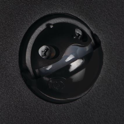 LED utomhusvägglampa med rörelse- och skymningssensor XERTO LED/20W/230V 3000/4000/6500K IP44 svart