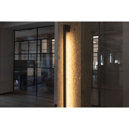 LED utomhusväggarmatur YALTE LED/8,5W/230V 3000/4000/6500K 93 cm IP54 svart