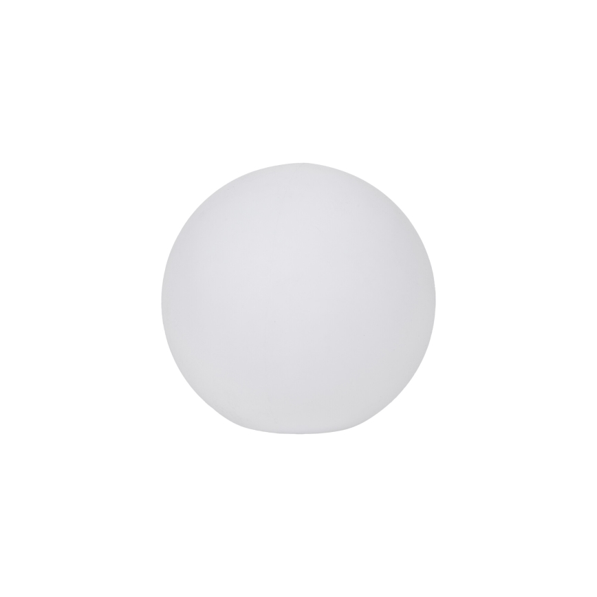 Utomhuslampa STONO 1xE27/15W/230V Ø 20 cm IP65 vit