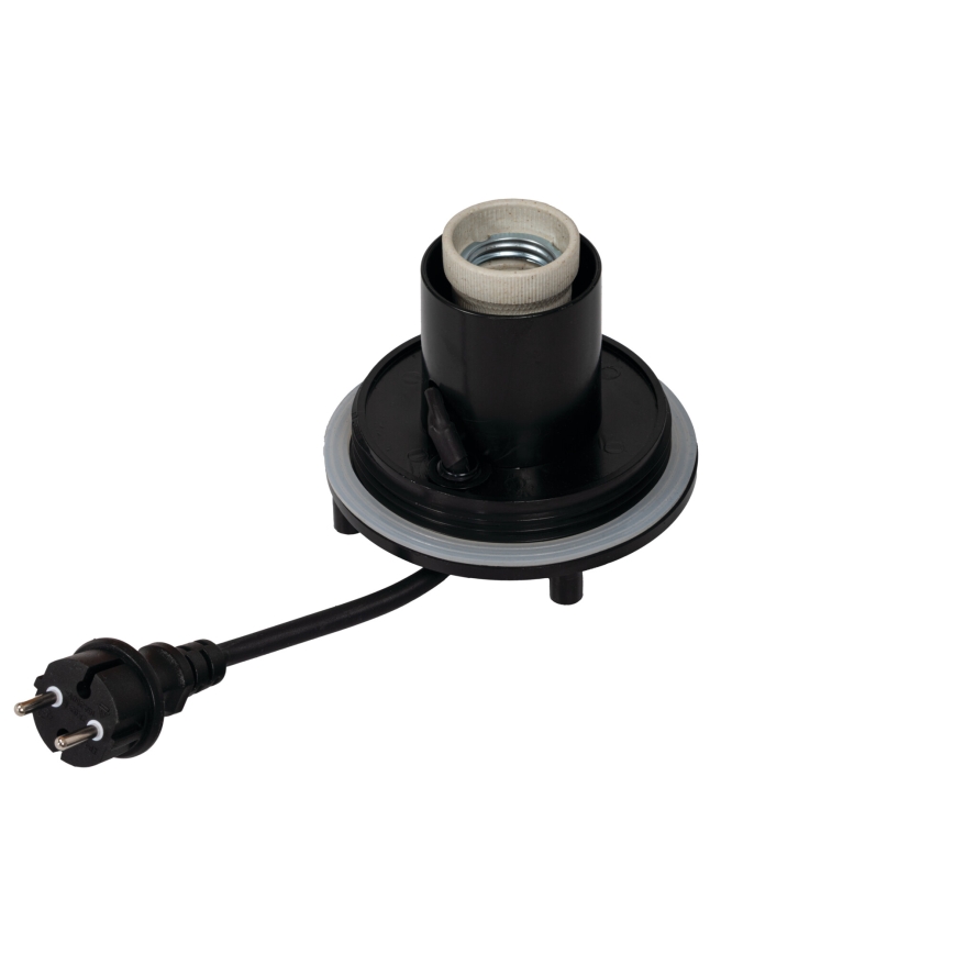 Utomhuslampa STONO 1xE27/15W/230V Ø 20 cm IP65 vit