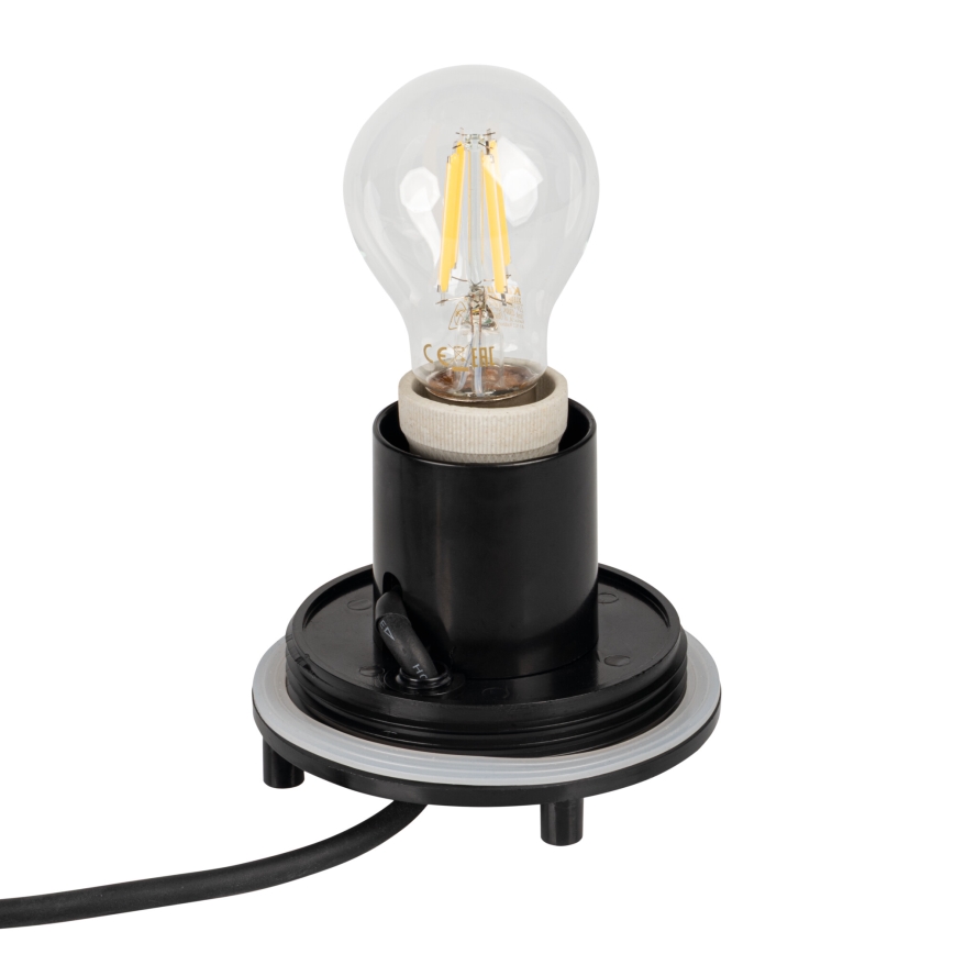 Utelampa STONO 1xE27/20W/230V Ø 40 cm IP65 vit
